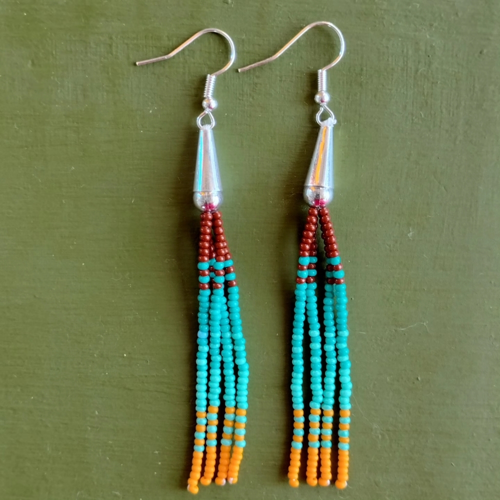 Fringe earrings